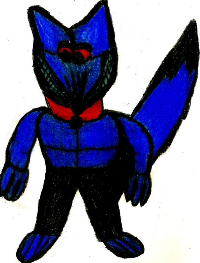 Blue Un-named Fox Anthro For EdgeFourteen by Falconlobo