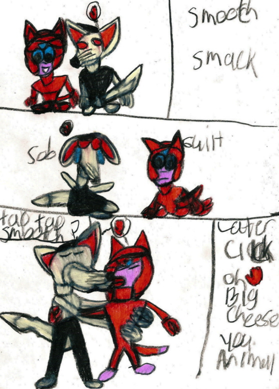 Another Very Cute Big Cheese X Polly Chibis Comic by Falconlobo