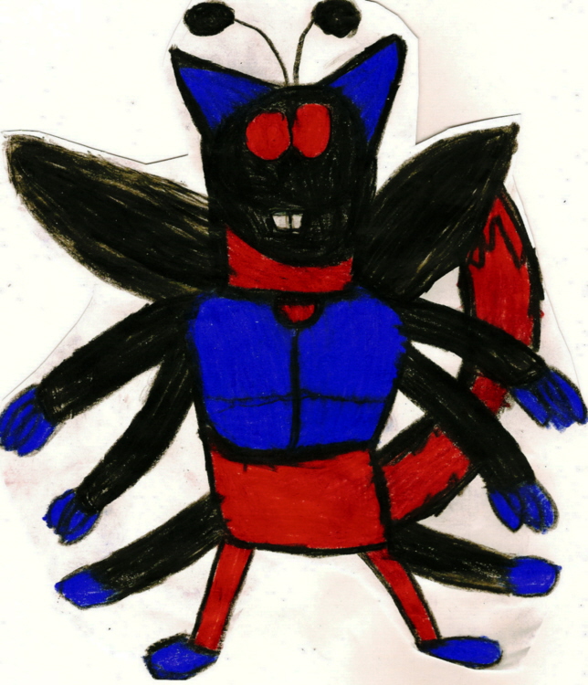 Random Anthro Spider-Fox-Fly For ThornTheCat LOL Wierd^^ by Falconlobo