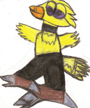 Chibi Chocobo Dancing Bealted B Day Pic For InuYashaBabeSixtyNine^^ by Falconlobo