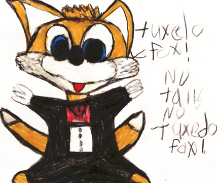 Chibi Tails Is Tuxedo Fox For FizzyG^^ by Falconlobo