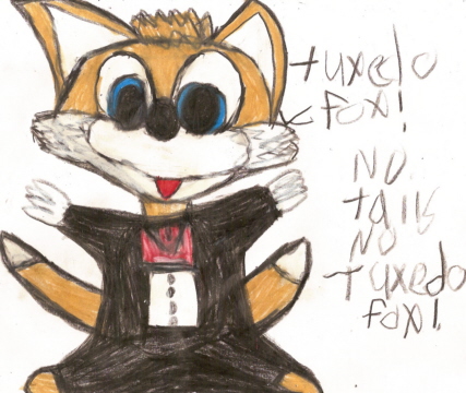 Chibi Tails Is Tuxedo Fox For FizzyG Unedited^^ by Falconlobo