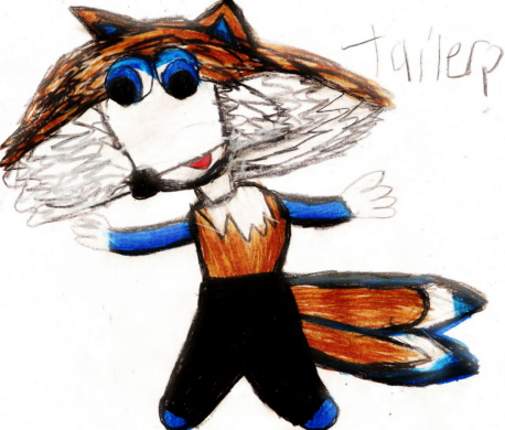 Tails And Talia's Son Tailer? For ShiaLaB486 Belated Day Pic^^ by Falconlobo