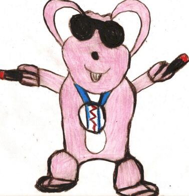 Energizer Bunny as A Ham Ham?^^ by Falconlobo
