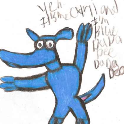 Cyril AS The Blue Aardvark From The Pink Panther LOL^^ by Falconlobo