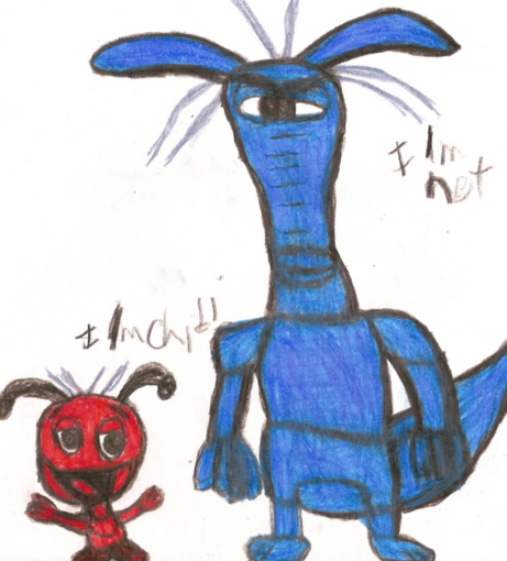 The Ant Is Chibi The Aardvark Is Not^^ by Falconlobo