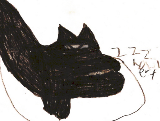 Baby Wolf Asleep On A Blanket For GingaWolf^^ by Falconlobo