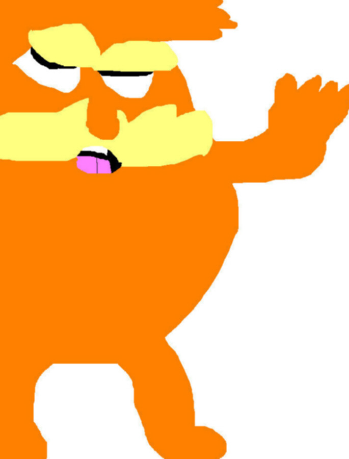 Lorax I Guess  ms paint from DR. Sues cartoon and upcoming movie by Falconlobo