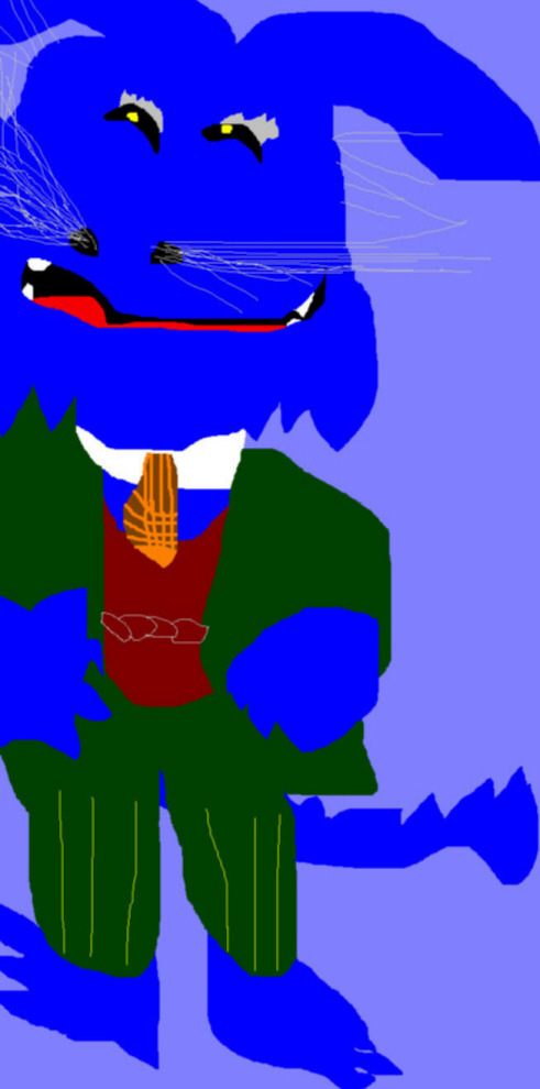 Uncle Deadly In Ms Paint With Eyebrows^^ by Falconlobo