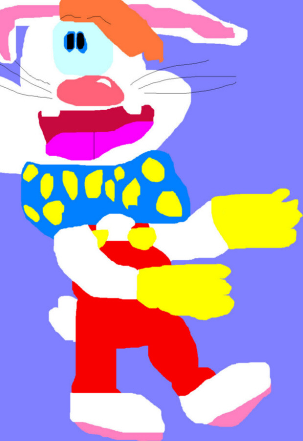 Roger Rabbit Ms Paint Get Well  For DisneyHorrorMoveFan512 of Furaffinity by Falconlobo