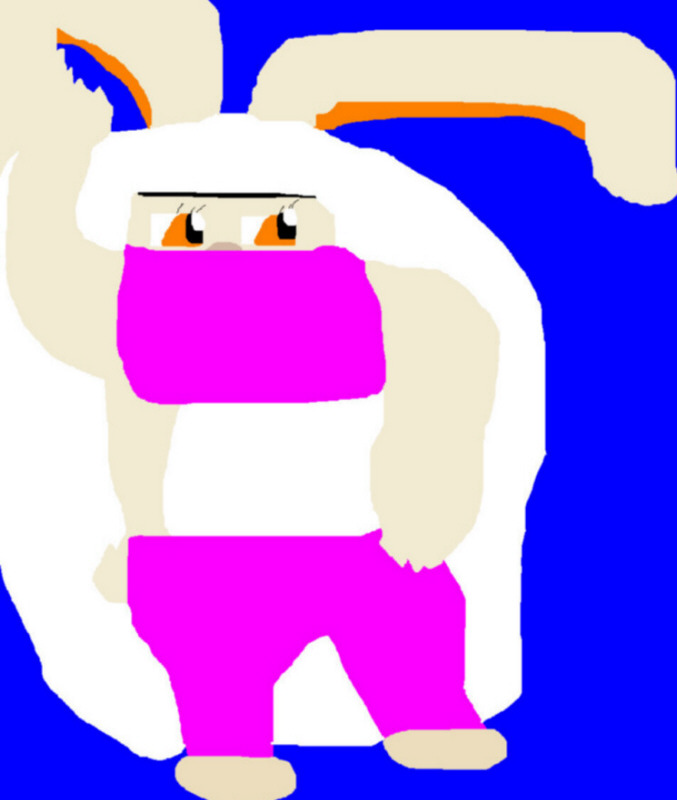 Cream The Rabbit Belly Dancer Request For TellyWeb Ms paint by Falconlobo