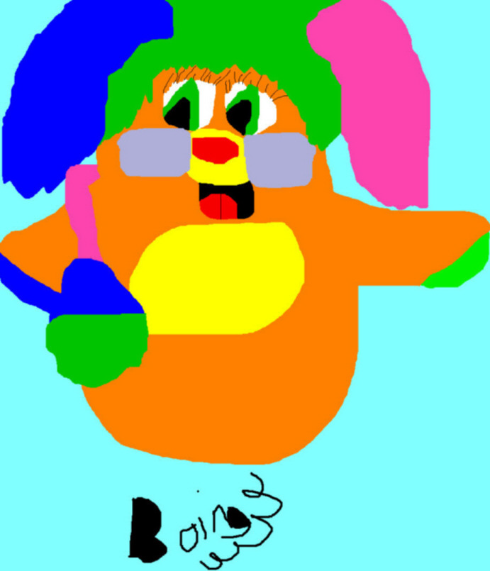 Puzzle Popple Bounce Version Ms Paint For ScalesForSales Of Furaffinity by Falconlobo