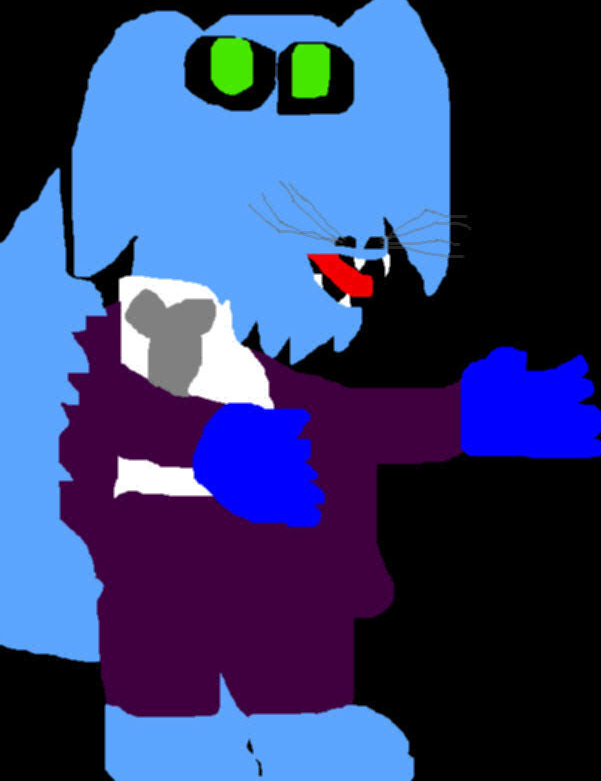 Deadly chibish With Whiskers Ms Paint^ ^ by Falconlobo