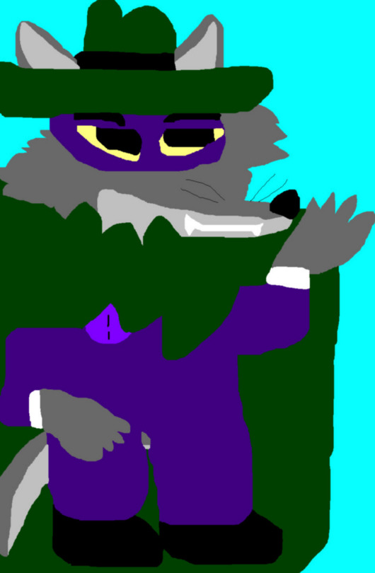 The Hooded Woozle Stan Cosplaying Ms Paint by Falconlobo