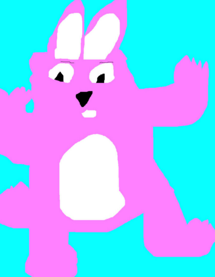 Energizer Bunny Ms Paint Again With Eyes^^ by Falconlobo