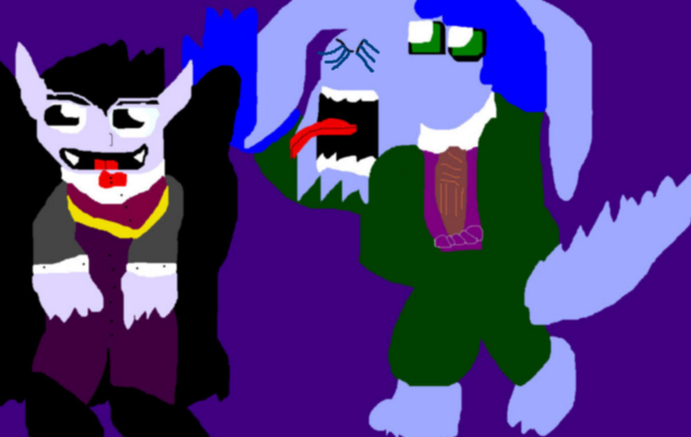 One Of A Kind Times Two Ms Paint by Falconlobo