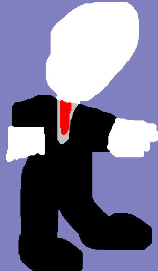 Random Chibi Slenderman MS Paint by Falconlobo