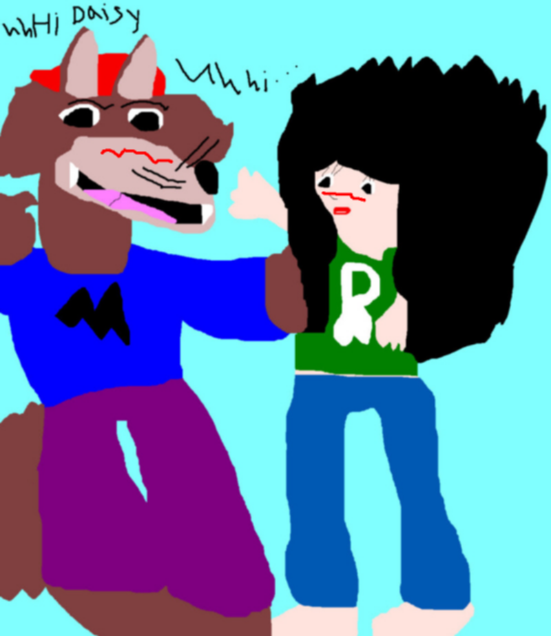 If Mildew And Daisy Were in High School Together MS Paint by Falconlobo
