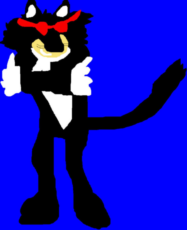 Chester Cheetah In A Pose Ms Paint Edited Colors And Shades by Falconlobo
