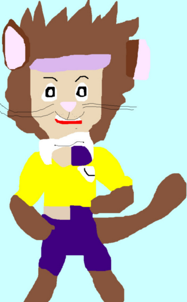 Hector Chibi In Mildew Wolf's Laffalympics Outfit Ms Paint by Falconlobo