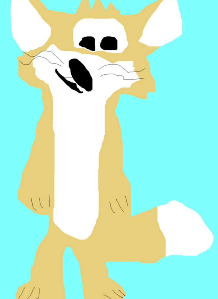 Random Anthro Toony Fox Cat Or Cox Ms Paint by Falconlobo