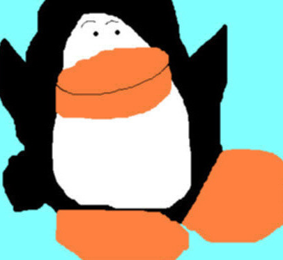 Quickie Random Penguin Ms Paint by Falconlobo