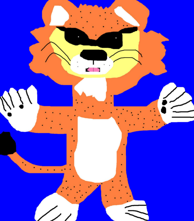 Another Chibi Chester Cheetah MS Paint New For 2013^^ by Falconlobo