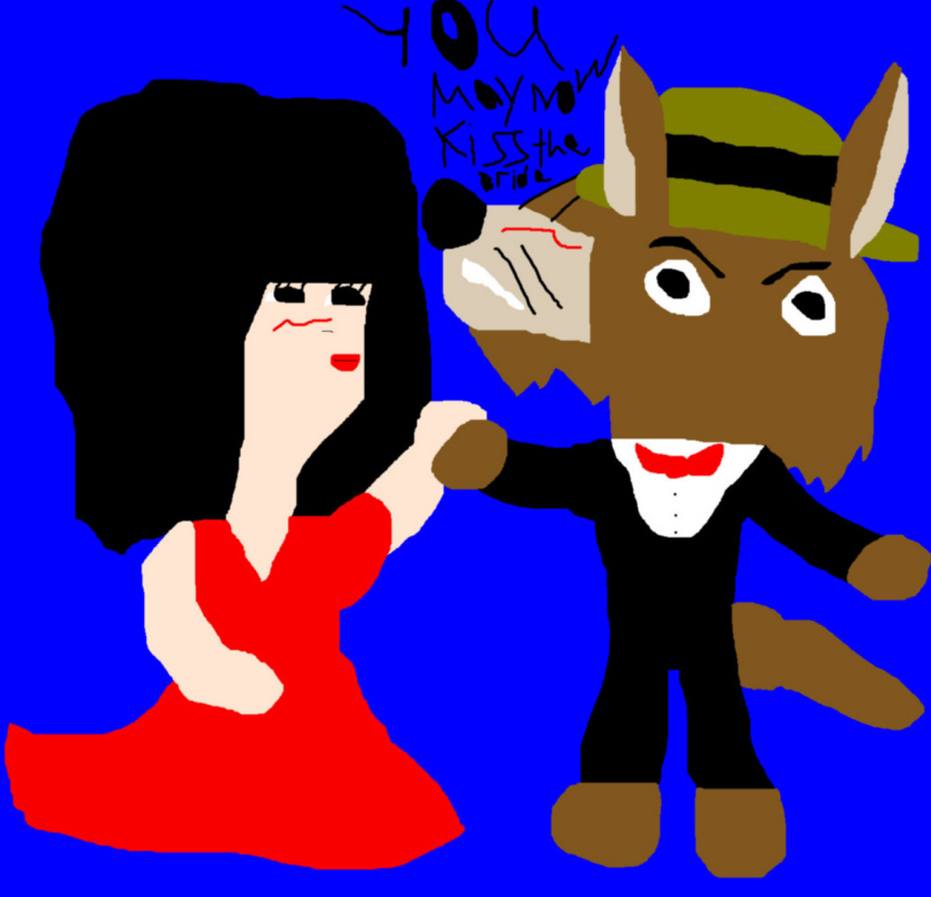 You May Now Kiss The Bride MildewXDaisy  Wedding Day Ms Paint by Falconlobo