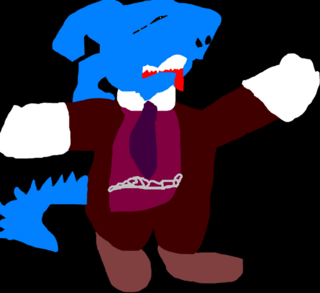 Uncle Deadly With Gloves And Shoes On For A Night On The Town Ms Paint by Falconlobo