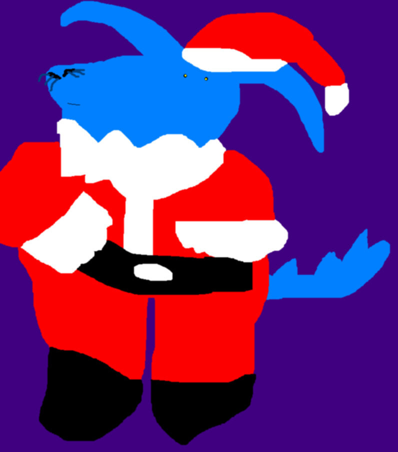Christmas In July Santa Claus Outfit Uncle Deadly Plush Ms Paint by Falconlobo
