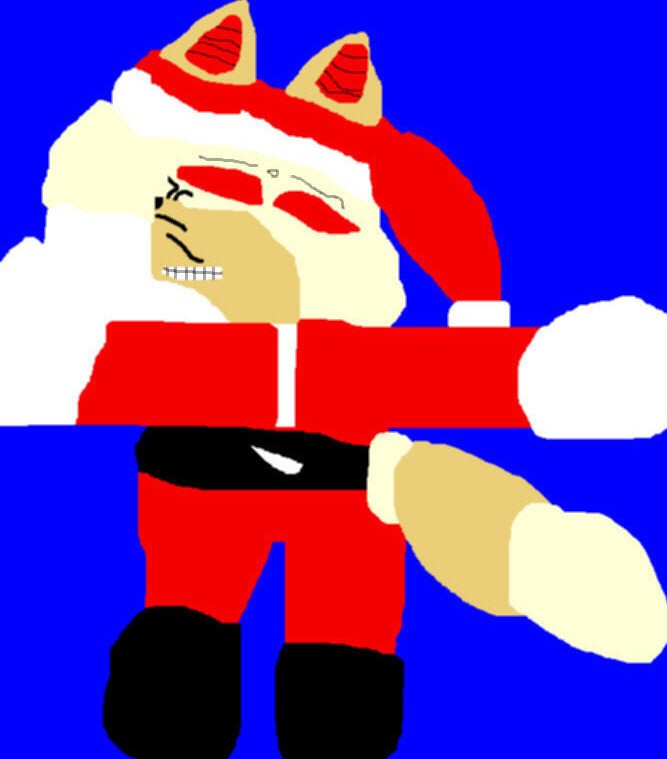 Santa Big Cheese Early For 2013 MS Paint by Falconlobo