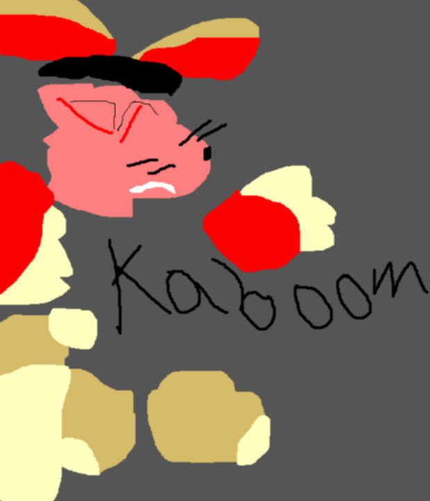 The Big Cheese Went Kaboom Yet Again Altered A bit Ms Paint by Falconlobo