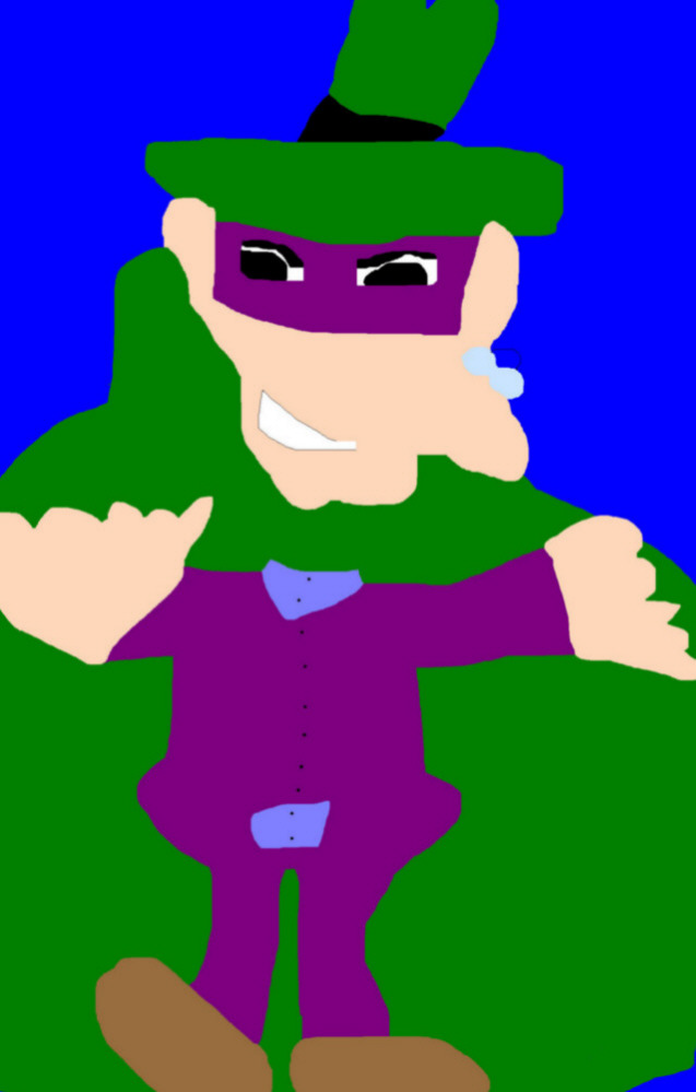 The Hooded Claw With Huge Hands MS Paint by Falconlobo