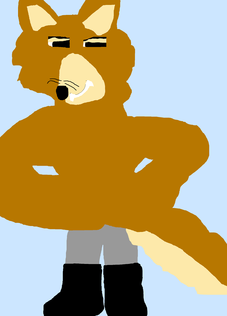 Shirtless Buff Don Karnage Ms Paint Attempt Again by Falconlobo