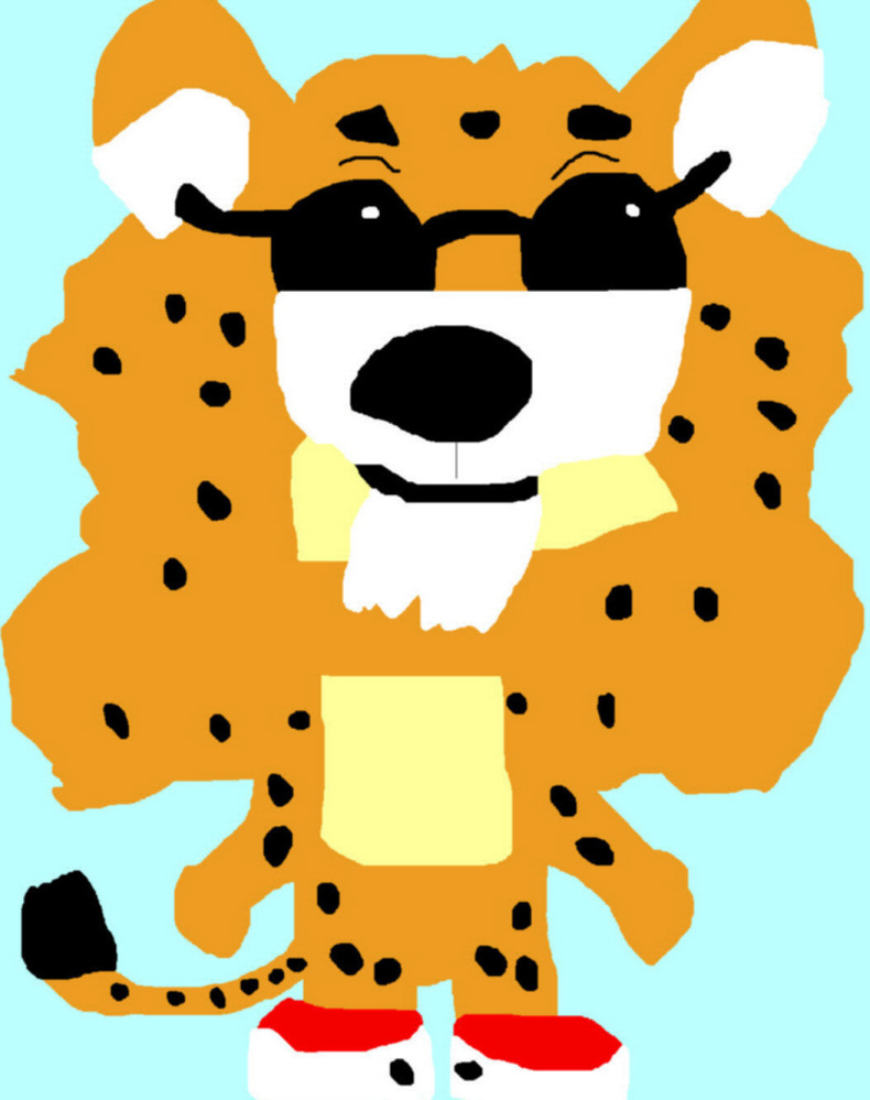 Yet Another Chibi Chester Cheetah Ms Paint^^ by Falconlobo
