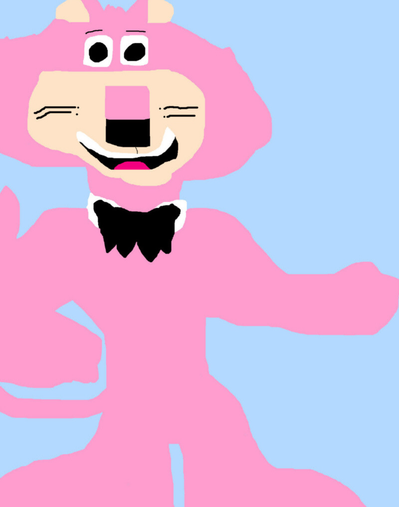 Somewhat Buff Snagglepuss MS Paint Plush Ref Used by Falconlobo