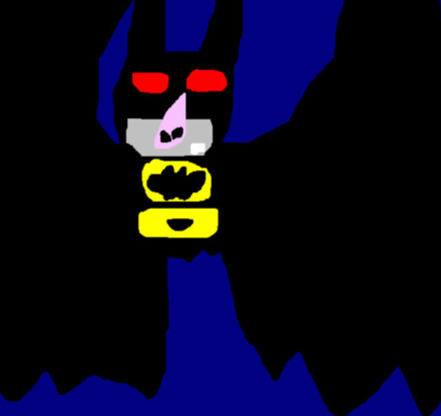 A Bat Dressed As Batman Random Gift For PharaohHound Of Furaffinity by Falconlobo