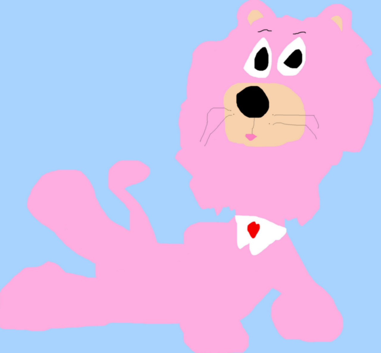 Snagglepuss Is Ready For Valentines Day Err Night MS Paint by Falconlobo