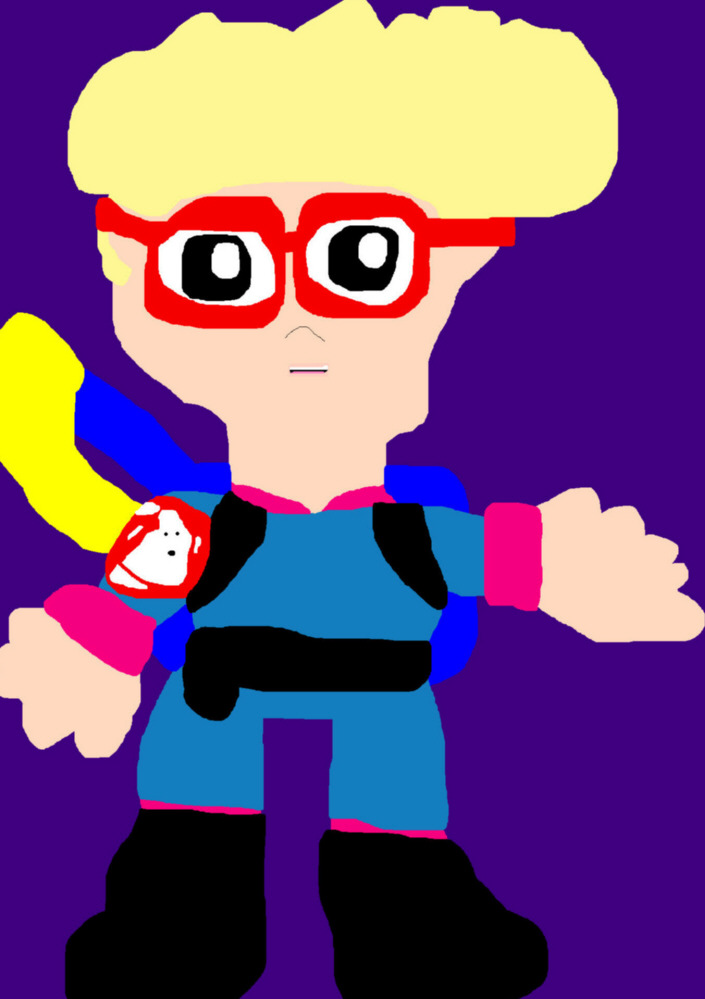 Chibis Are Forever Not Really But Here Is An Egon One   Ms Paint by Falconlobo