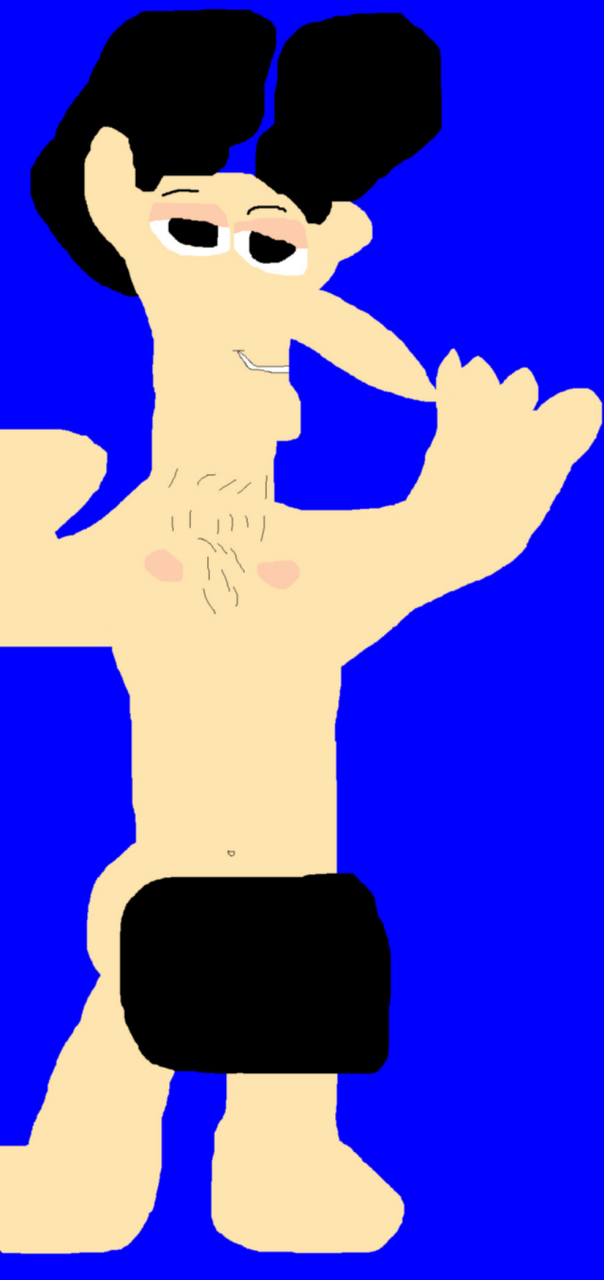 Sexy Noodman No Red Undies With Censor Circle Again Ms paint by Falconlobo