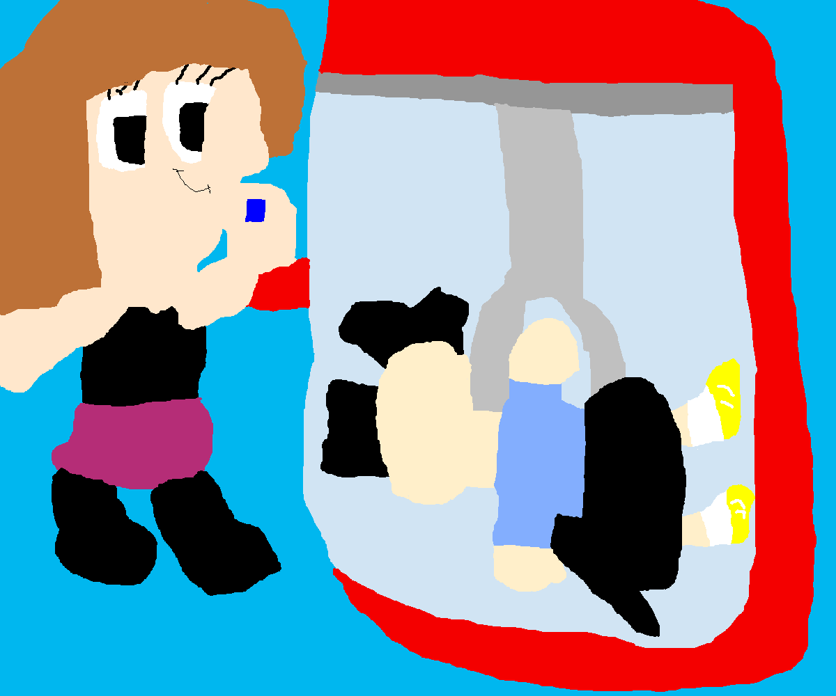 Lalondey Trying For A Noodman Plush In A Claw Machine Ms Paint by Falconlobo