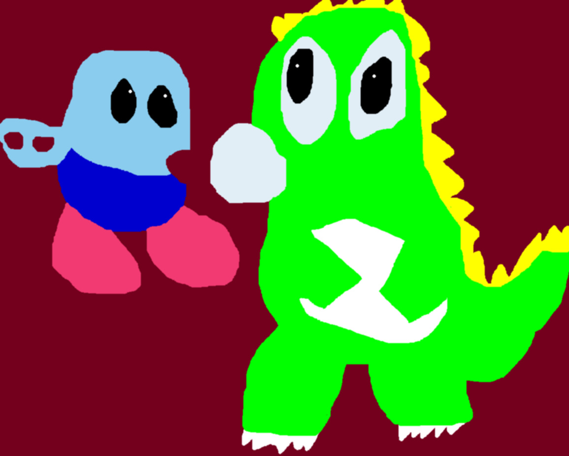 Bubble Burster Is About To Get Bubble Bobble Busted MS Paint by Falconlobo