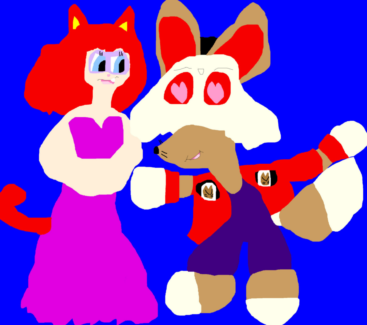 Cute But Random Big Cheese Polly In A Dress Added Ms Paint by Falconlobo