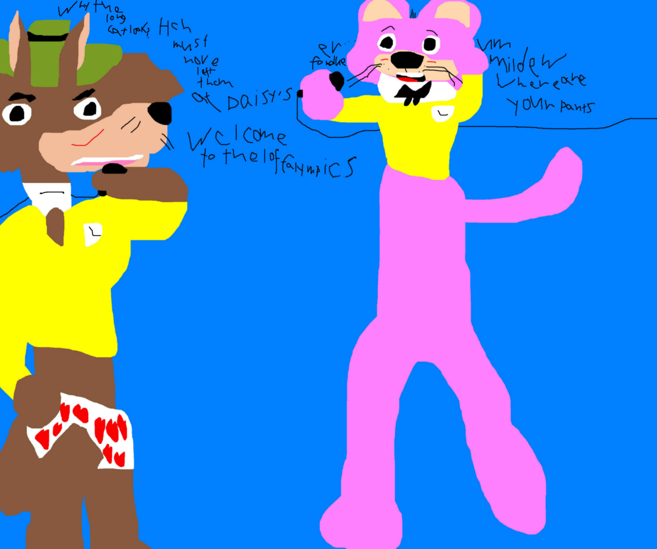 Welcome To The Laffalympics Awkward Moment Ms Paint by Falconlobo