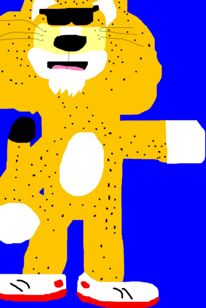 Chester Cheetah Ms Paint  New For 2014 Again Ms Paint by Falconlobo