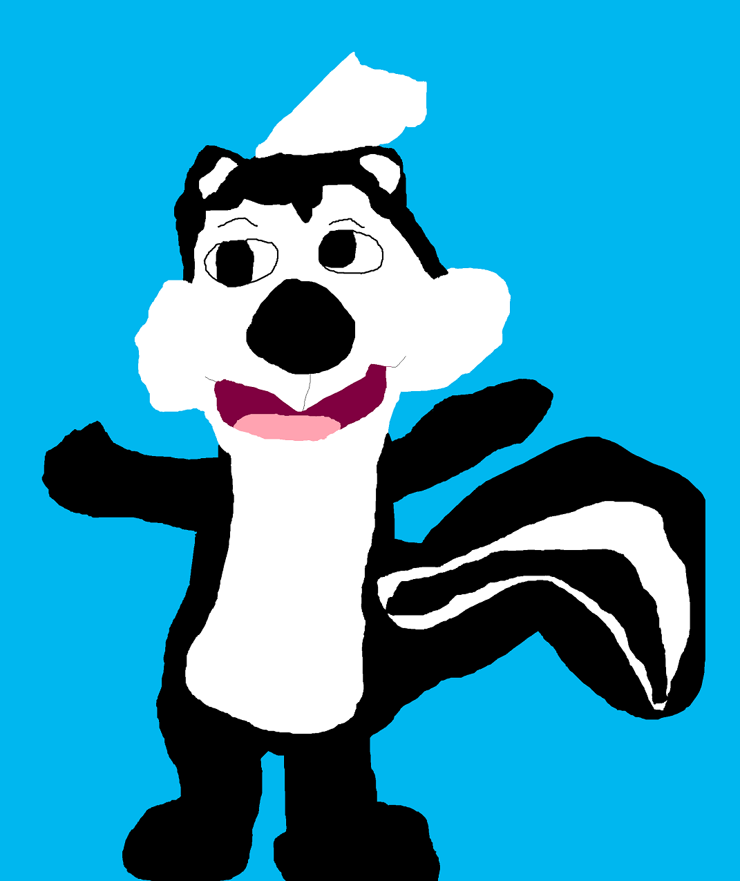 Pepe Le Pew Ms Paint New For 2014 by Falconlobo