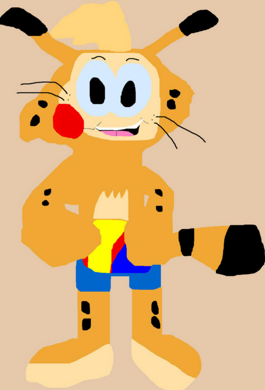 Bonkers With A Beach Ball MS Paint by Falconlobo