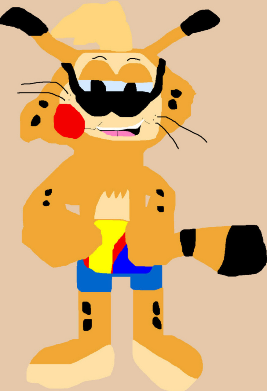 Bonkers With A Beach Ball Alternate With Shades MS Paint by Falconlobo