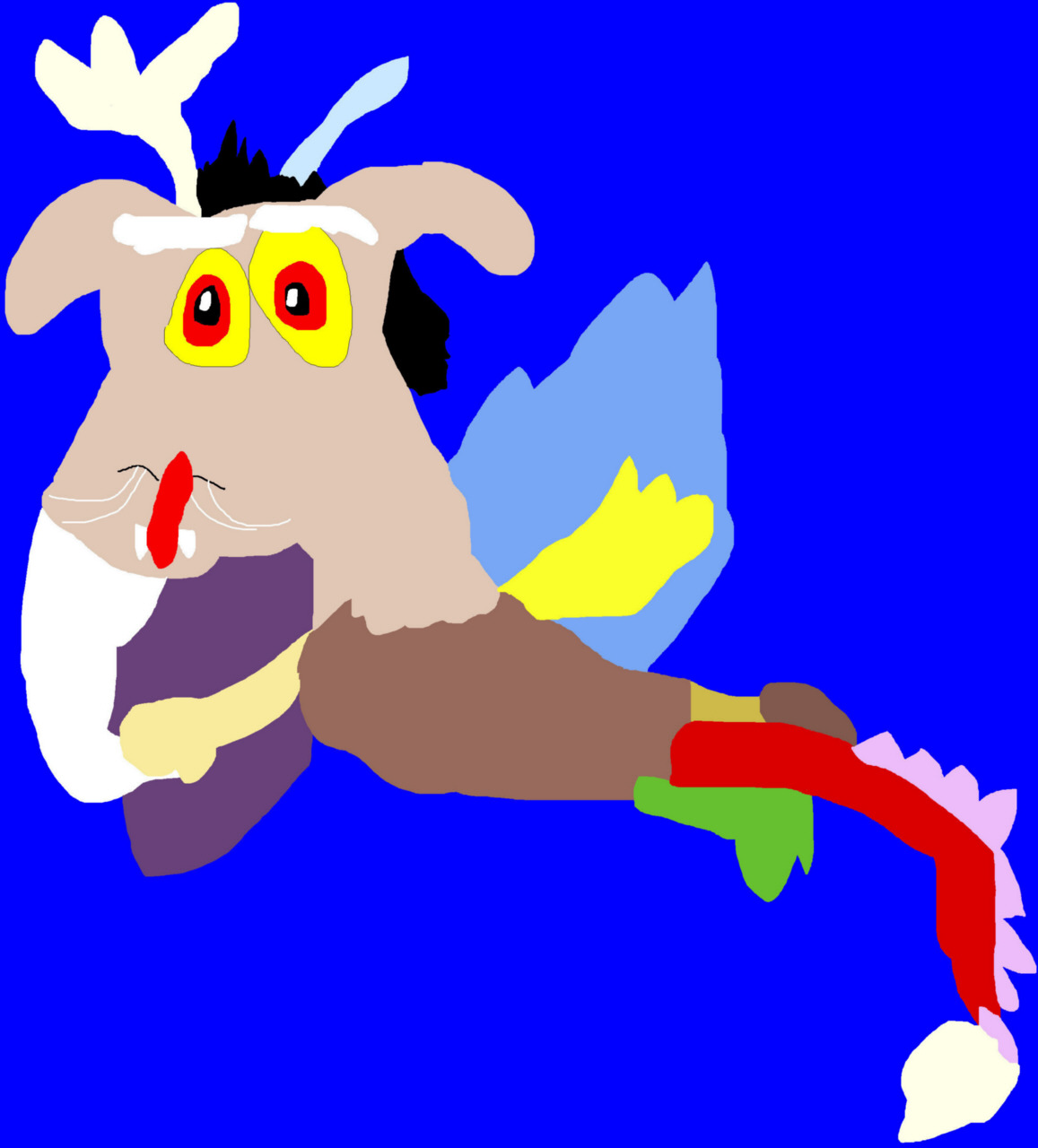 Another Big Durpy Chibi Discord MS Paint^^ by Falconlobo