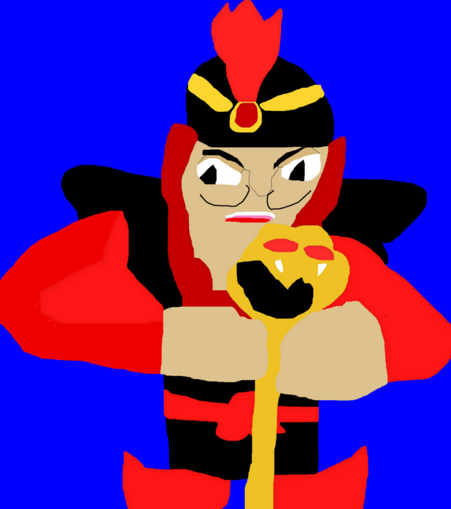 Another MS Paint Jafar Chibi In Another Style^^ by Falconlobo